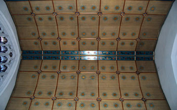 The chancel roof February 2008